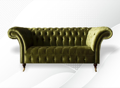 Sofa Two-seater 2 Seater Classic Upholstery new Couches Chesterfield Couch new